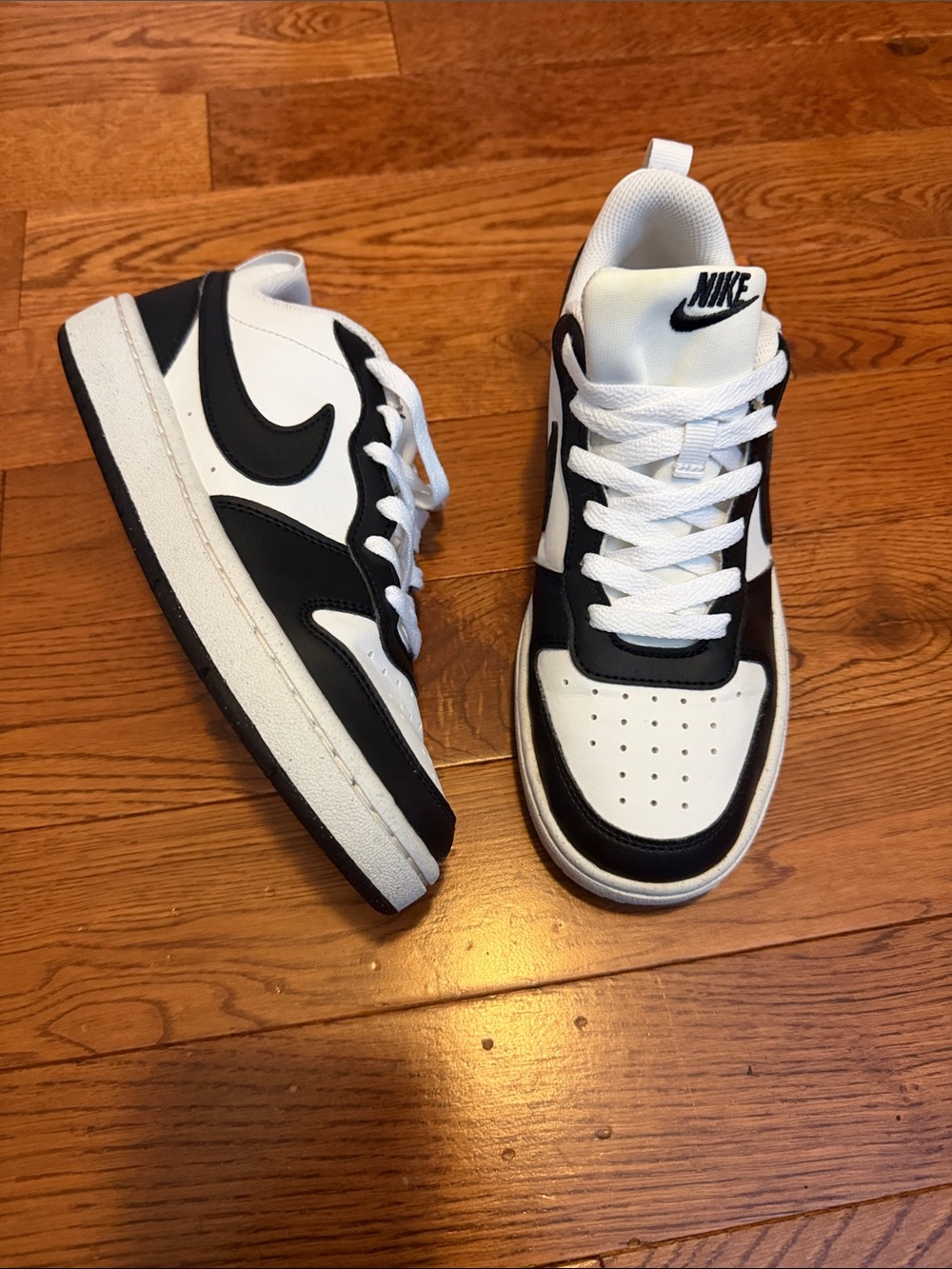 Nike Black and White Low-Top Sneakers